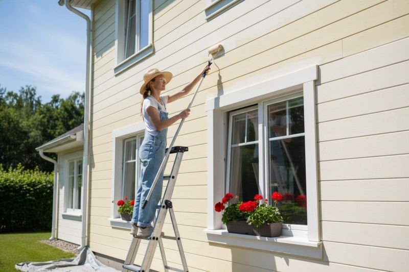 Exterior Staircase Painting in Arvada, CO