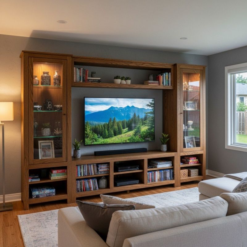 Entertainment Center Painting