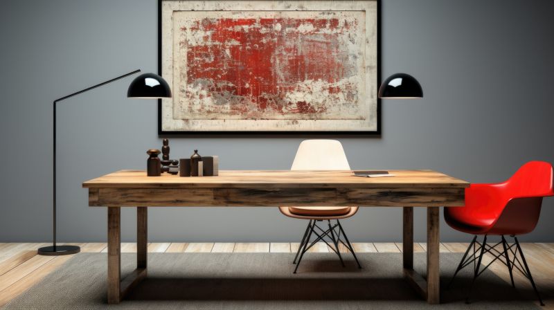 Completed Abstract Painting