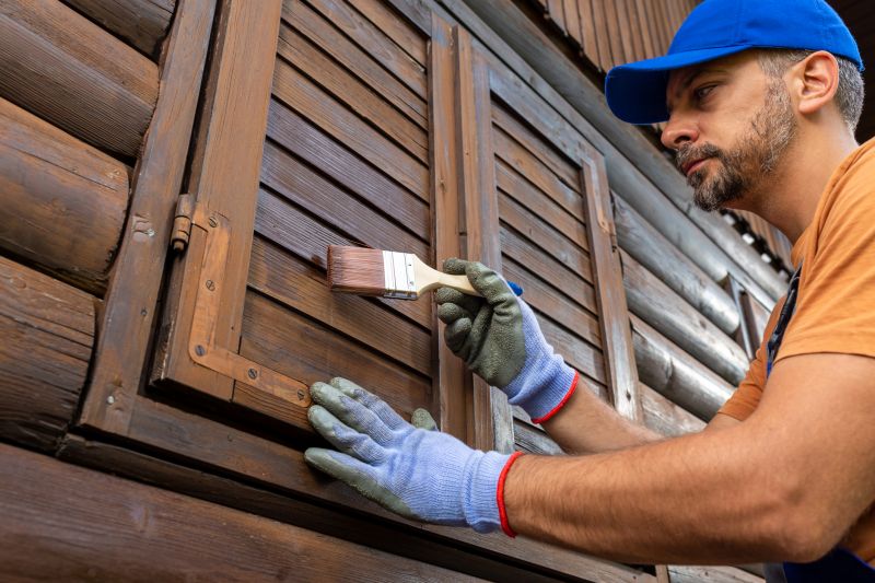 Wood Cabin Staining in Fort Collins, CO
